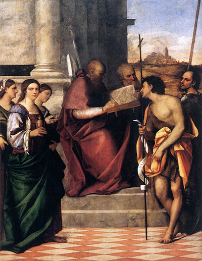 San Giovanni Crisostomo Altarpiece Sebastiano del Piombo